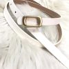 Modern Fashion Belt for Women - White
