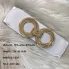 Stylish Waist Wide Belt For Ladies - White