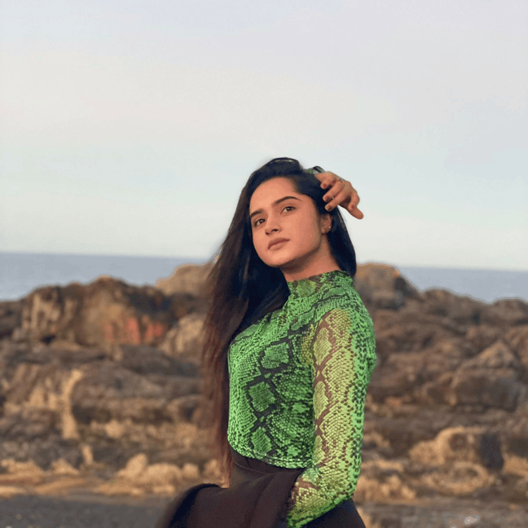 Printed Mesh Crop Top 3